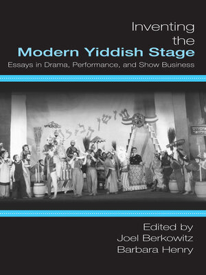 cover image of Inventing the Modern Yiddish Stage